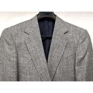 TAOS COUNTRY WESTERN MEN'S 42 TWEED WOOL BLEND BLAZER JACKET SPORT COAT